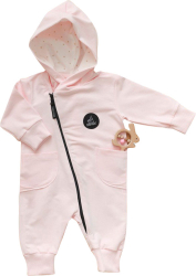 Комбинезон Bunnyphant для малыша, размер 62, peach effect, розовый