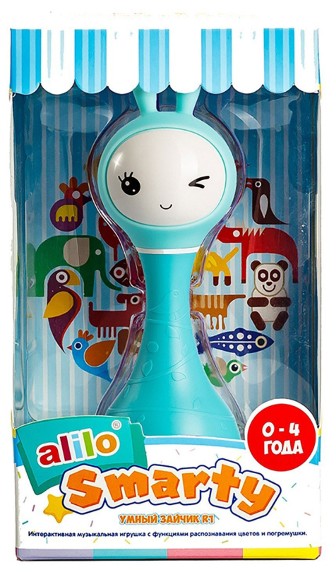 Интерактивная развивающая игрушка  Умный зайка alilo R1 синий