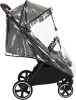 Прогулочная коляска детская Matrix Pituso Graphite, большие колеса, чехол на ножки
