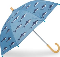 Зонт Hatley голубой с акулами