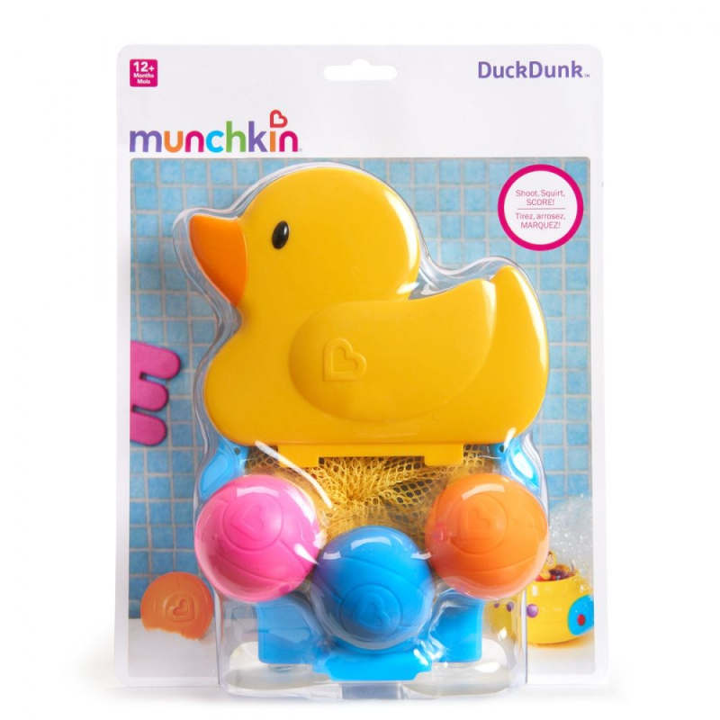 Munchkin игрушки для ванны Баскетбол Утка