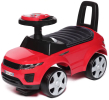 Каталка детская Babycare Sport car кожаное сиденье, резиновые колеса Красный (Red)