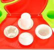 Стол Keter Creative для детского творчества и игры с водой и песком бирюзовый, красный
