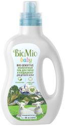 Экологичный гель для стирки и кондиционер для детского белья BioMio Bio-Sensitive