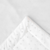 Одеяло на выписку KiDi Конфетти с бантом на резинке,демисезонное, белый 90х90 см