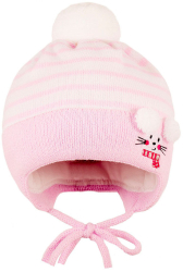 Головной убор детский Чудо-Кроха шапка Cz-64 розовый 40-42