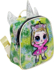 Сумочка-рюкзак LB Кукла Кремовый, розовый, зелёный 21х23х9 см