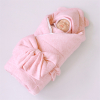 Комплект на выписку 5 предметов KiDi Велюр Меланж зимний, розовый 56-62 см