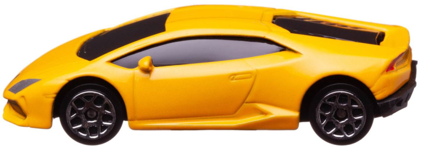 Машина металлическая Lamborghini Huracan LP610-4, без механизмов, жёлтая