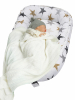 Подушка-Позиционер для сна AmaroBaby кокон-гнёздышко Little Baby Звёзды пэчворк