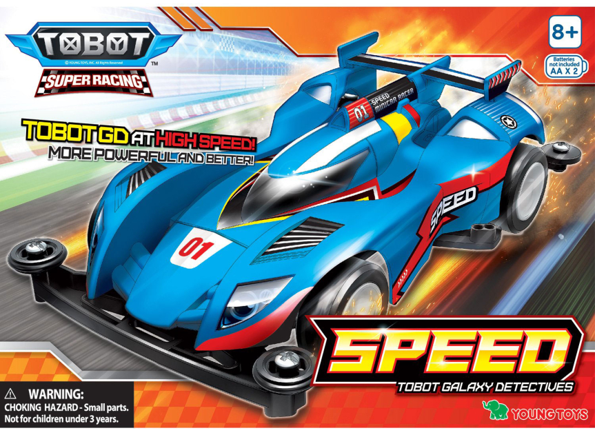 Трансформер Young Toys Tobot Super Racing Speed 301201 синий