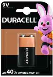 Батарейка Duracell 6LR61-1BL (крона9v) (10/30)
