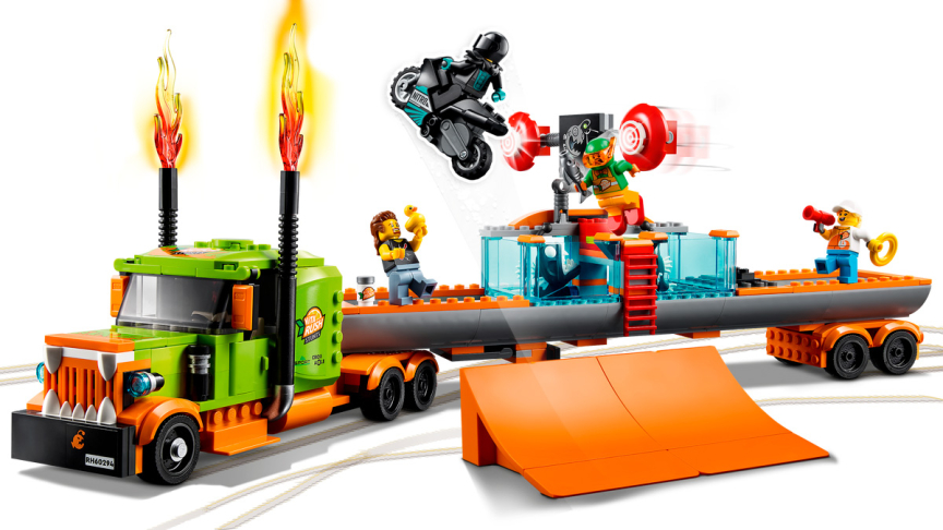 Конструктор Lego City 60294 Грузовик для шоу каскадёров