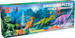 Пазл Hape для детей Динозавры, светящийся в темноте, 200 элементов, 150 см